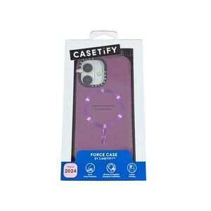 Aa8O CASETiFY Force Case w/ Magsafe for iPhone‎ 16 In Mulberry